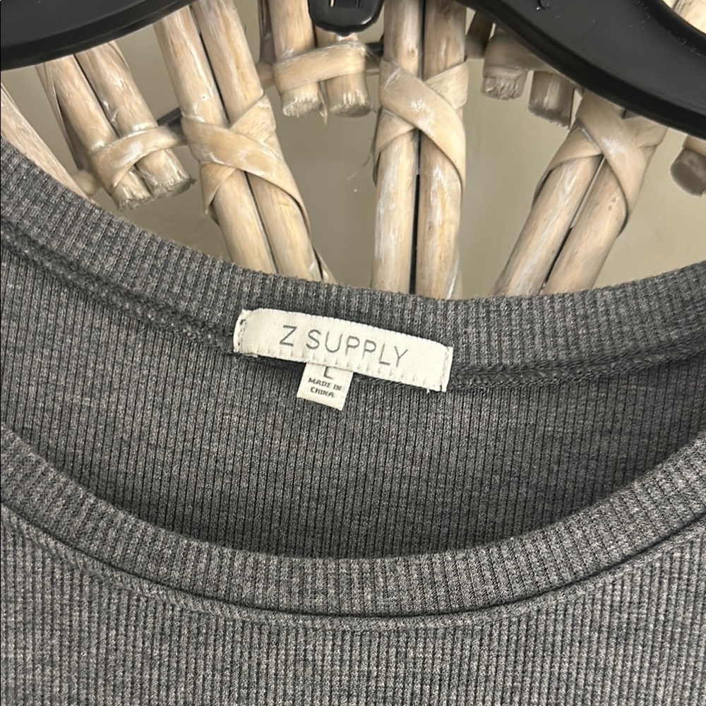 Z Supply Gray Sleeveless Sheath Dress - Picture 2 of 5